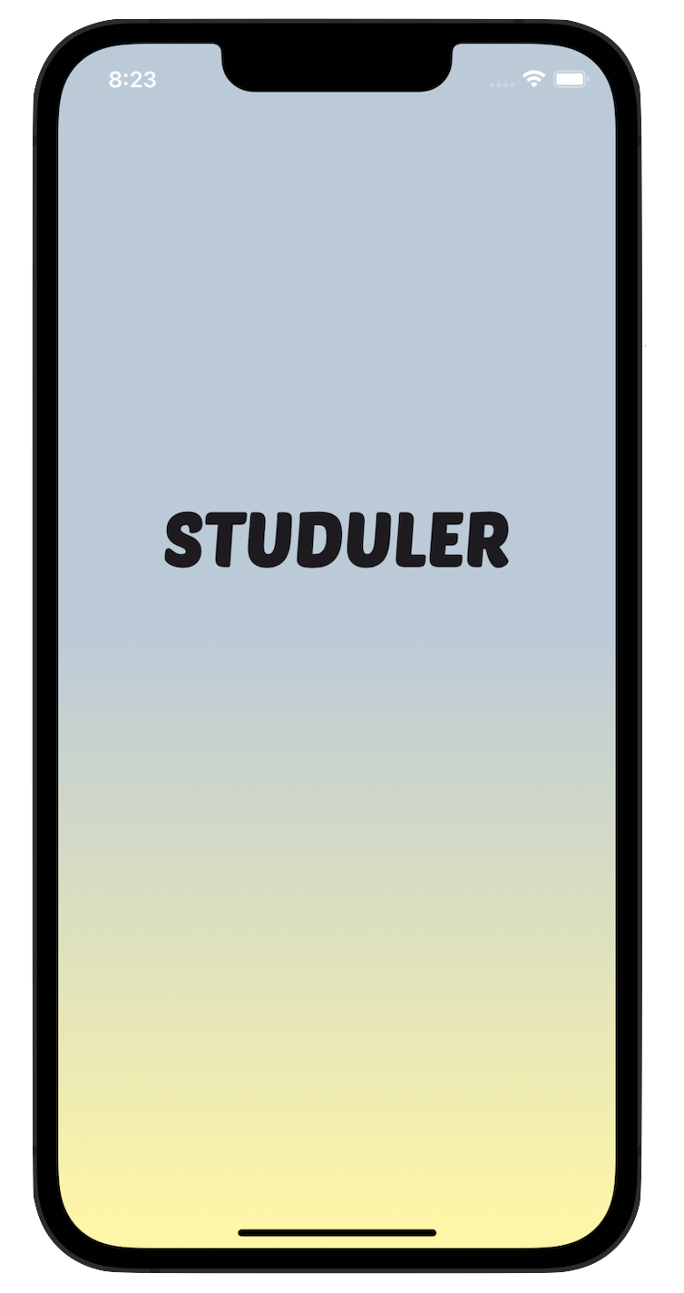 STUDULER app on phone